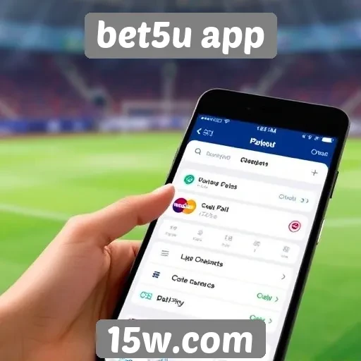 Métodos de pagamento disponíveis no bet5u app